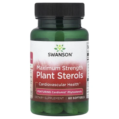 Swanson Plant Sterols Maximum Strength 60 Softgels