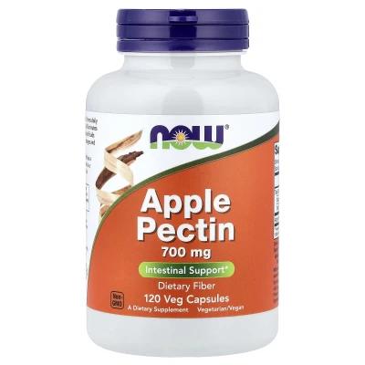 NOW Foods Apple Pectin 700mg Intestinal Support 120 Veg Capsules