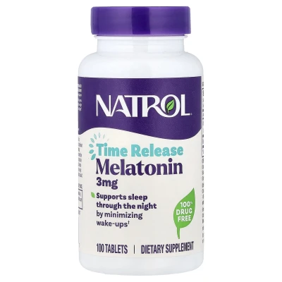 Natrol Melatonin Time Release 3mg 100 Tablets
