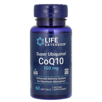 Life Extension Super Ubiquinol CoQ10 100mg 60 Softgels