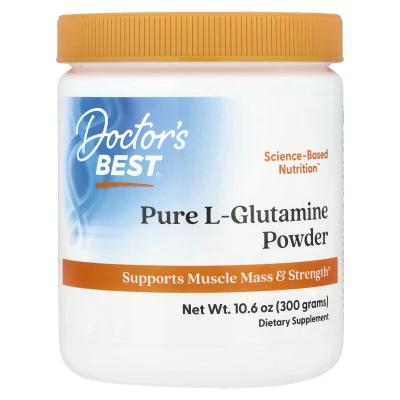 Doctor's Best Pure L-Glutamine Powder 10.6 oz (300g)