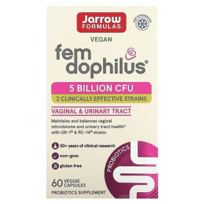 Jarrow Formulas Fem Dophilus 5 Billion CFU 60 Veggie Capsules
