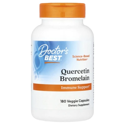 Doctor's Best Quercetin Bromelain Immune Support 180 Vegetable Capsules