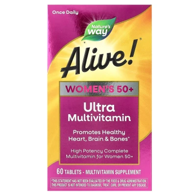 Nature's Way Alive! Women's 50+ Ultra Multivitamin 60 Tablets