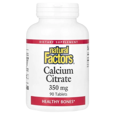 Natural Factors Calcium Citrate 350mg 90 Tablets
