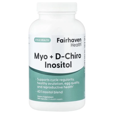 Fairhaven Health Myo + D-Chiro Inositol 240 Capsules