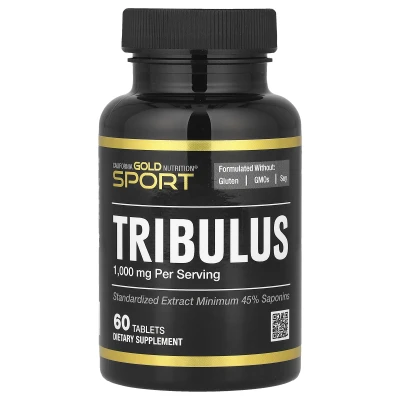 California Gold Nutrition Sport Tribulus 1000mg per Serving 60 Tablets