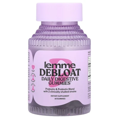 Lemme Debloat Daily Digestive Probiotic Gummies 60 Gummies