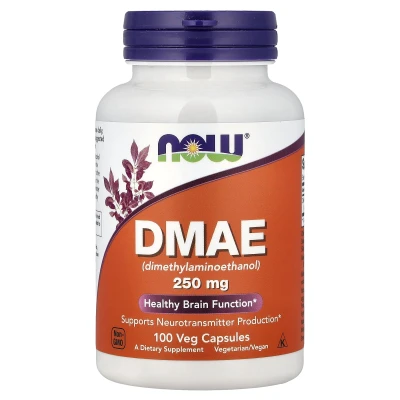 Now Foods Dmae Dimethylaminoethanol 250Mg 100 Veg Capsules