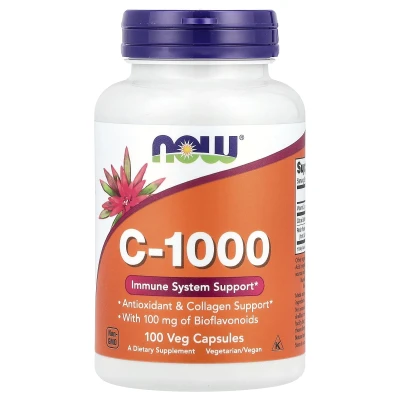 NOW Foods C-1000 Immune System Support 100 Veg Capsules