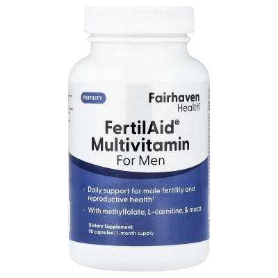 Fairhaven Health FertilAid Multivitamin for Men 90 Capsules