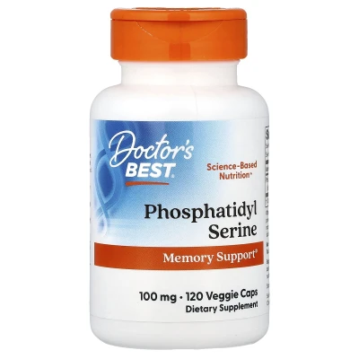 Doctor's Best Phosphatidyl Serine 100mg Memory Support 120 Veggie Caps