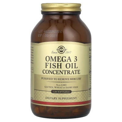 Solgar Omega 3 Fish Oil Concentrate 120 Softgels