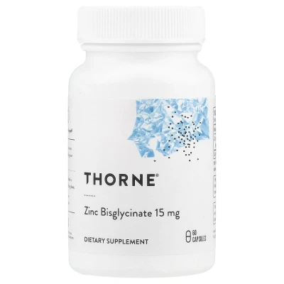 Thorne Zinc Bisglycinate 15mg 60 Capsules