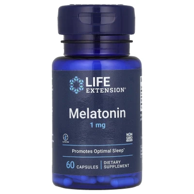 Life Extension Melatonin 1mg 60 Capsules