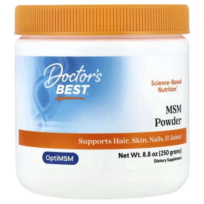 Doctor's Best MSM Powder with OptiMSM 8.8 oz (250g)