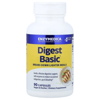 Enzymedica Digest Basic Breaks Down Lighter Meals 90 Capsules