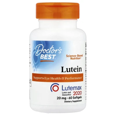Doctor's Best Supports Eye Health & Performance Lutein Lutemax 2020 60 Capsules