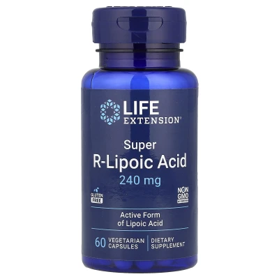 Life Extension Super R-Lipoic Acid 240mg 60 Vegetarian Capsules
