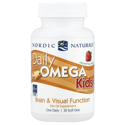 Nordic Naturals Daily Omega Kids Brain & Visual Function 30 Soft Gels