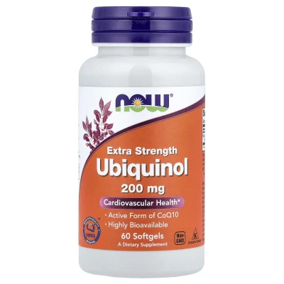 NOW Foods - Ubiquinol | 200 mg | 60 Softgels