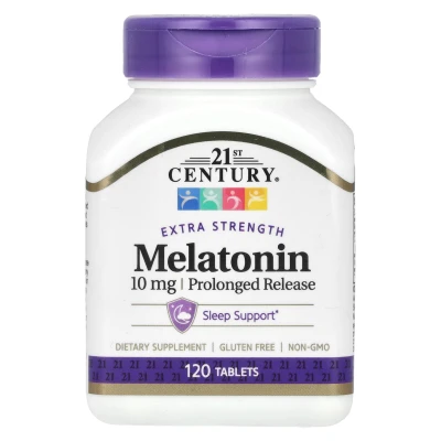 21st Century Extra Strength Melatonin 10mg Sleep Support 120 Tablets