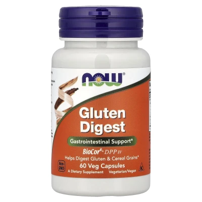 NOW Foods Gluten Digest Gastrointestinal Support 60 Veg Capsules