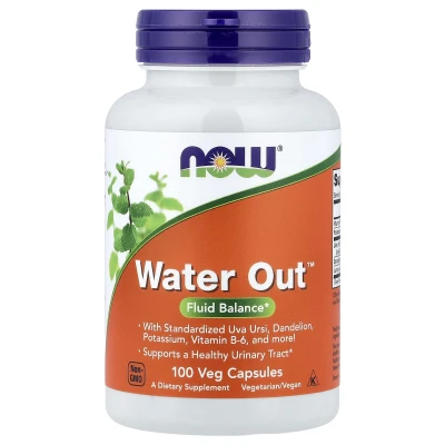 NOW Foods Water Out Urinary Tract Health 100 Veg Capsules