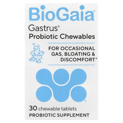 BioGaia Gastrus For Optimal Gut Health Mandarin 30 Tablets
