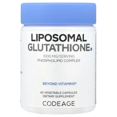 Codeage Liposomal Glutathione 1000mg Beyond Vitamins 60 Vegetable Capsules