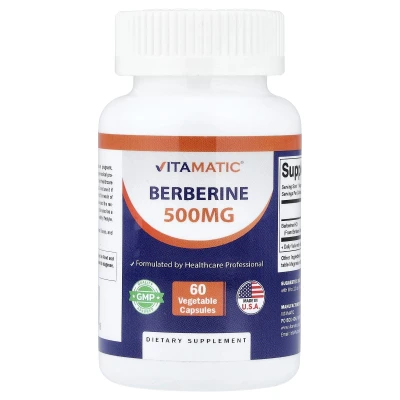 Vitamatic Berberine 500mg 60 Veg Capsules
