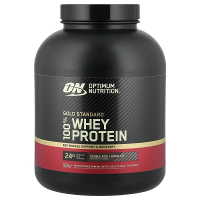 Optimum Nutrition - Gold Standard® 100% Whey Protein | Double Rich Chocolate | 5.05 lb (2.29 kg)