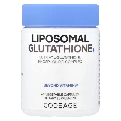 Codeage Liposomal Glutathione Setria L-Phospholipid Complex Beyond Vitamins 60 Veg Capsules