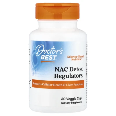 Doctor's Best NAC Detox Regulators Supports Cellular Health & Liver Function 60 Veg Caps