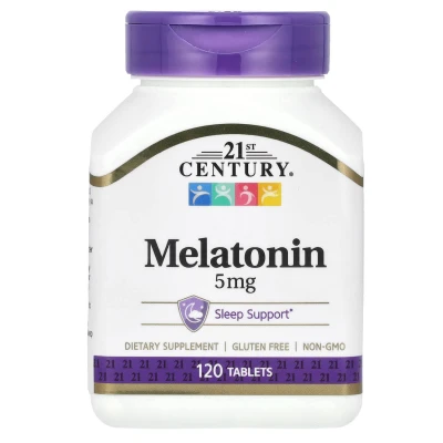 21st Century Melatonin 5mg Sleep Support 120 Tablets