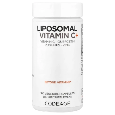 Codeage Liposomal Vitamin C+ Beyond Vitamins 180 Vegetable Capsules