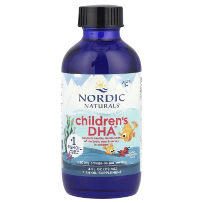 Nordic Naturals Children's DHA Ages 1+ Strawberry 4 fl oz (119ml)