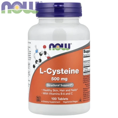 NOW Foods - L-Cysteine | 500 mg | 100 Tablets