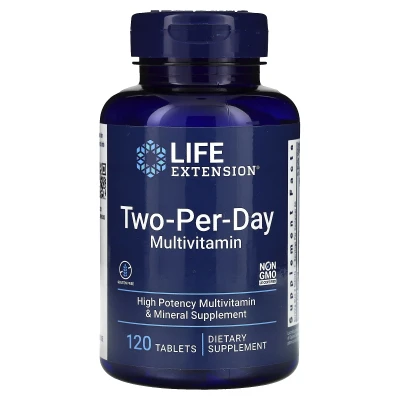 Life Extension Two-a-Day Multivitamin 120 Tablets