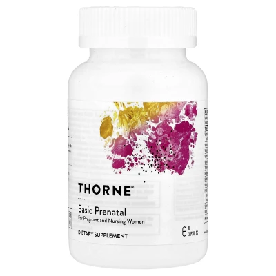 Thorne Basic Prenatal For Pregnant And Nursing Women 90 Capsules