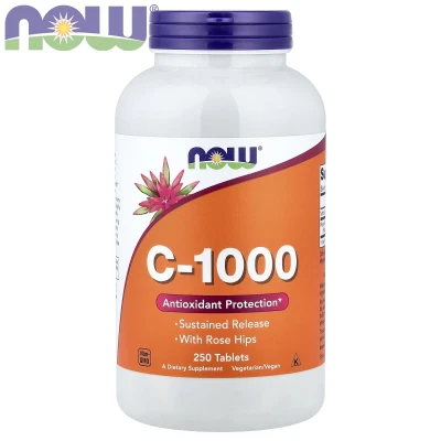 NOW Foods C-1000 Antioxidant Protection Dietary Supplement 250 Tablets