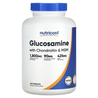 Nutricost - Glucosamine with Chondroitin & MSM | 240 Tablets
