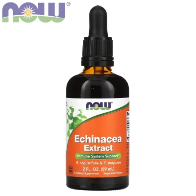 NOW Foods Echinacea Extract Immune System Support 2 fl oz (59ml)
