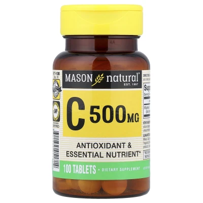 Mason Natural - Vitamin C | 500 mg | 100 Tablets