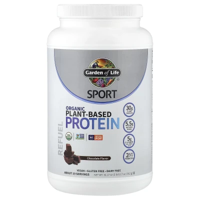 Garden of Life - Sport | Organic Plant-Based Protein | Chocolate | 2 lb 0.17 oz (912 g)