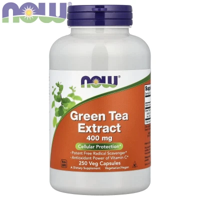 NOW Foods - Green Tea Extract | 400 mg | 250 Veg Capsules