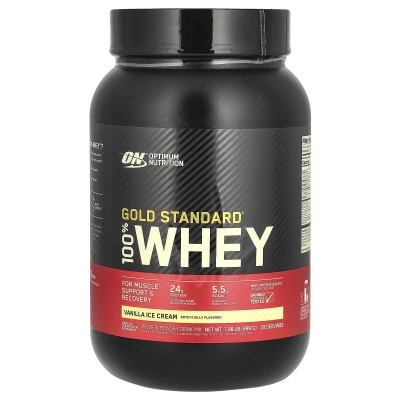 Optimum Nutrition - Gold Standard® 100% Whey | Vanilla Ice Cream | 1.98 lb (899 g)