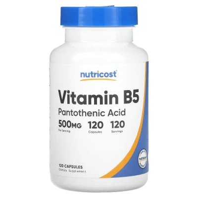 Nutricost - Vitamin B5 | 500 mg | 120 Capsules