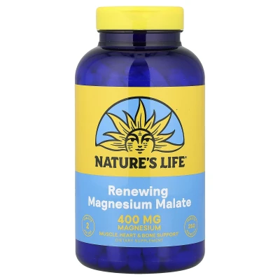 Nature's Life - Renewing Magnesium Malate | 200 mg | 250 Tablets
