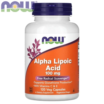 NOW Foods - Alpha Lipoic Acid | 100 mg | 120 Veg Capsules
